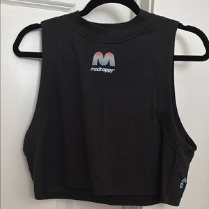 Lululemon Madhappy Black Sleeveless Crop Top